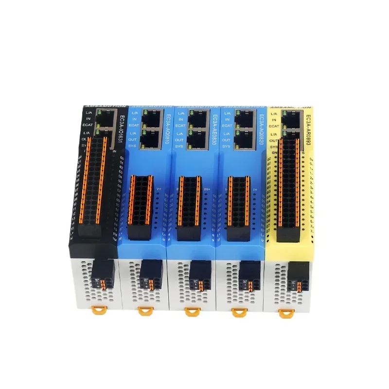 AMSAMOTION EC3A Ethercat Integrated Remote I/O Module Digital Analog Encoder Temperature Input Output Data