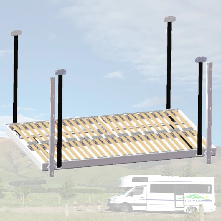 Professional RV Smart Bed Full Set of Aluminum Alloy Camper RV Electric Lifting Bed System