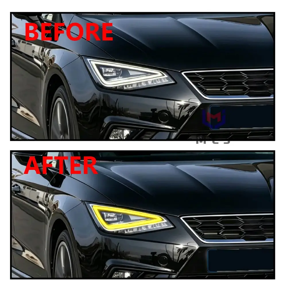 LED Angel Eye Chip Yellow For 2022-2025 VW Volkswagen Seat Ibiza Headlight DRL Light Source Chip DRL Board 6F0941475A 6F0941476A