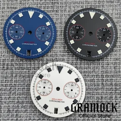 Gramock Pelagos FXD 크로노그래프 사이클리스트 다이얼, C3 녹색 야광 핏 VK64 무브먼트, 블루, 블랙, 화이트, 럭셔리 패션, 뉴 2025, 30mm