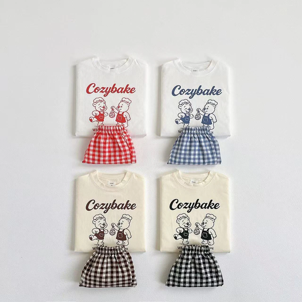 2025 New Summer Clothing Short Sleeve Suit Print Cartoon T-shirt + Shorts Kids Two Piece Set Children's Clothes Casual Tracksuit