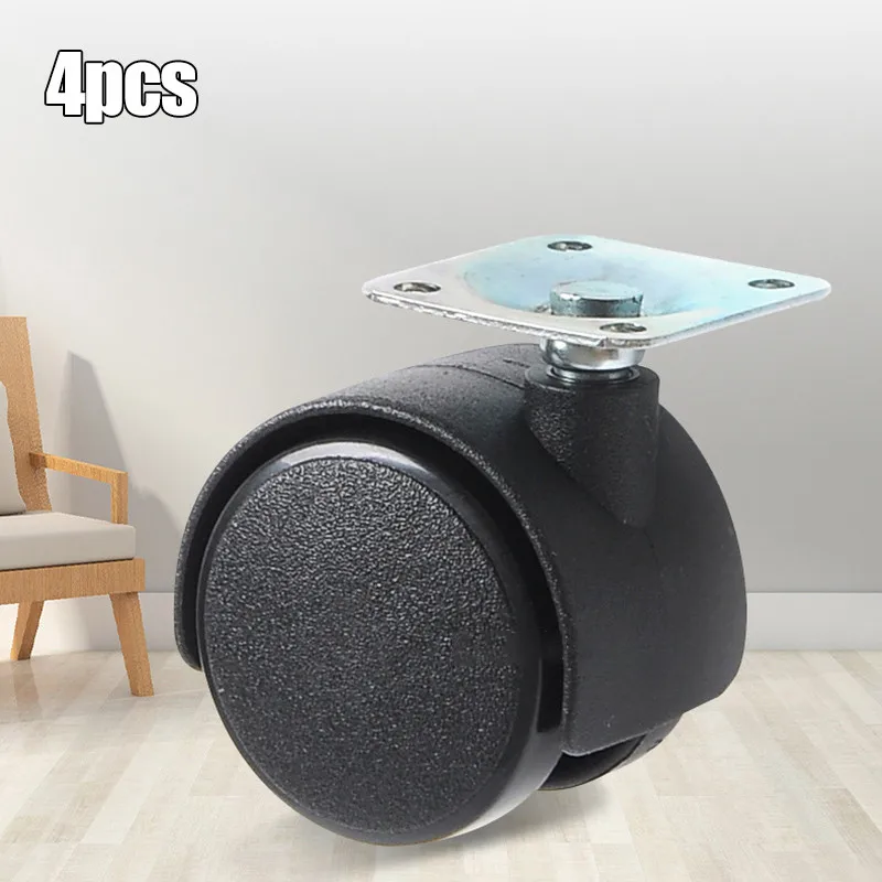 No Voice Wivel Wheel On Plate Castor No Wheel Marks Plastic&Metal 1.5Inch 360 Degree Rotation 40mm Highe Quality