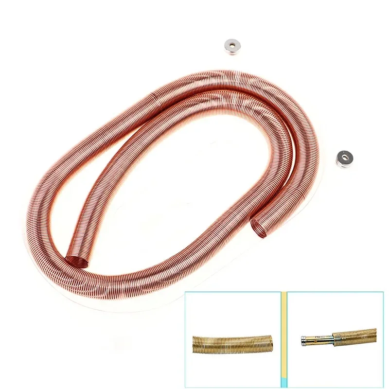 Elektromagnetischer Batterie-Zug Verbindbare Kupferrohr-Schiene Maglev Physik-Experiment Kinder MINT Lehrreiches Geschenk – Detail 5