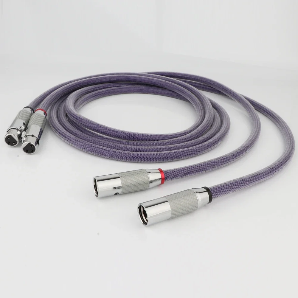 18-Gauge-XLR-Mikrofonkabel, 1 Paar, männlich zu weiblich, 3-polig, nylonummantelt, symmetrische Leitungen mit OCC-Kupferleitern – Detail 4