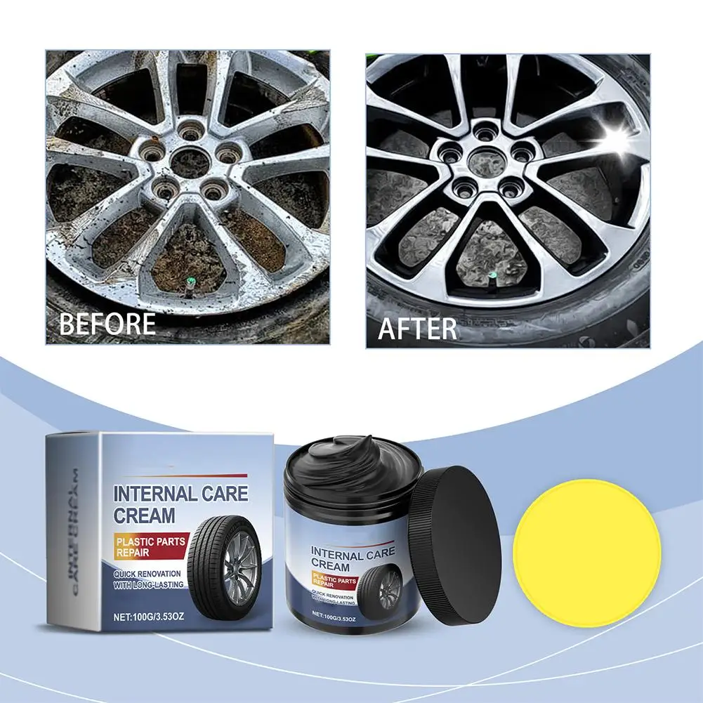 

Глянцевая паста для восстановления протектора автомобильных шин, воск для покрытия шин, черный осветляющий воск для автомобильных шин с губчатым аппликатором для грузовика, мотоцикла O1C5