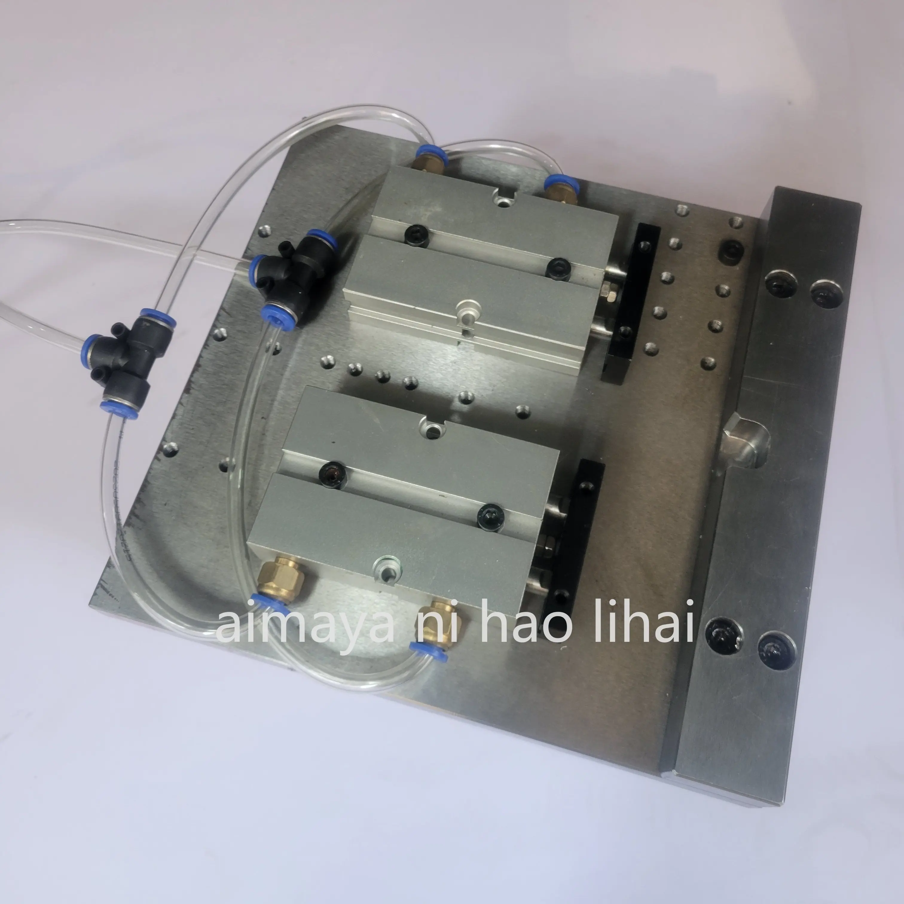 Pneumatic pliers CNC machining Wide flat pliers Tooling fixture Drilling machine Tapping machine Fast fixture