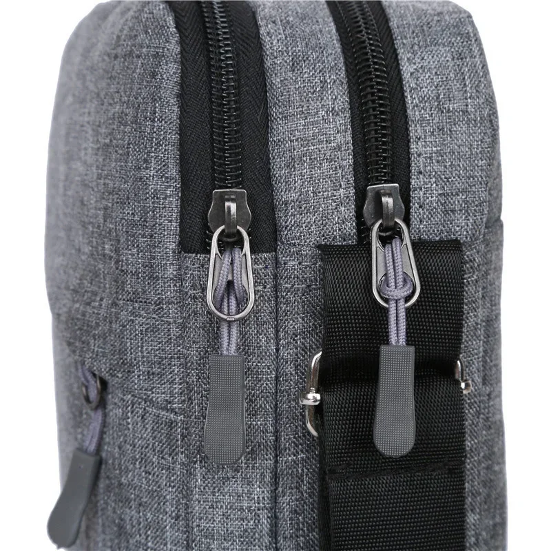 Mochila pequeña para hombre, bolso de hombro de tela Oxford impermeable, bandolera ligera para viaje y trabajo, 1 piezas