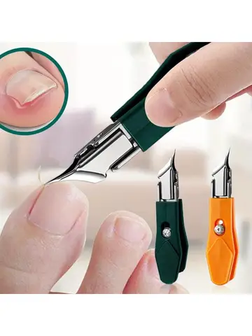 25° Slant Edge Nail Clipper Wide Opening Stainless Steel Professional Ingrown Toenail Tools Eagle Beak Oblique Toe Nail Trimmers