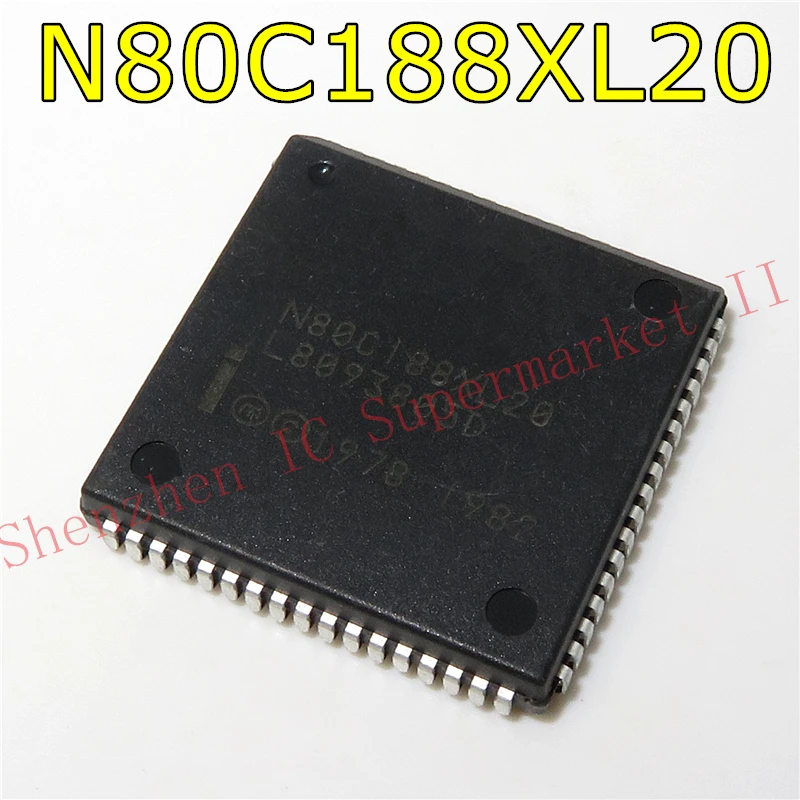 1pcs/lot N80C188XL20 80C188 N80C188 PLCC68