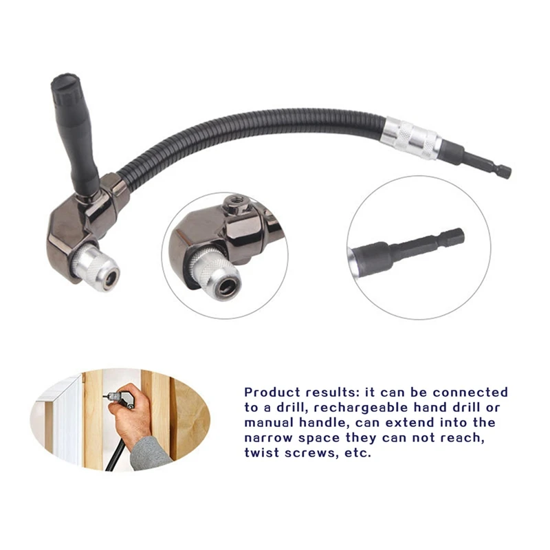 เพลาแบบยืดหยุ่น เจาะ Bit Extension Holder Link สําหรับเจาะ Hex ไขควง Soft Shafts Driver ขยาย Rod Impact Tool