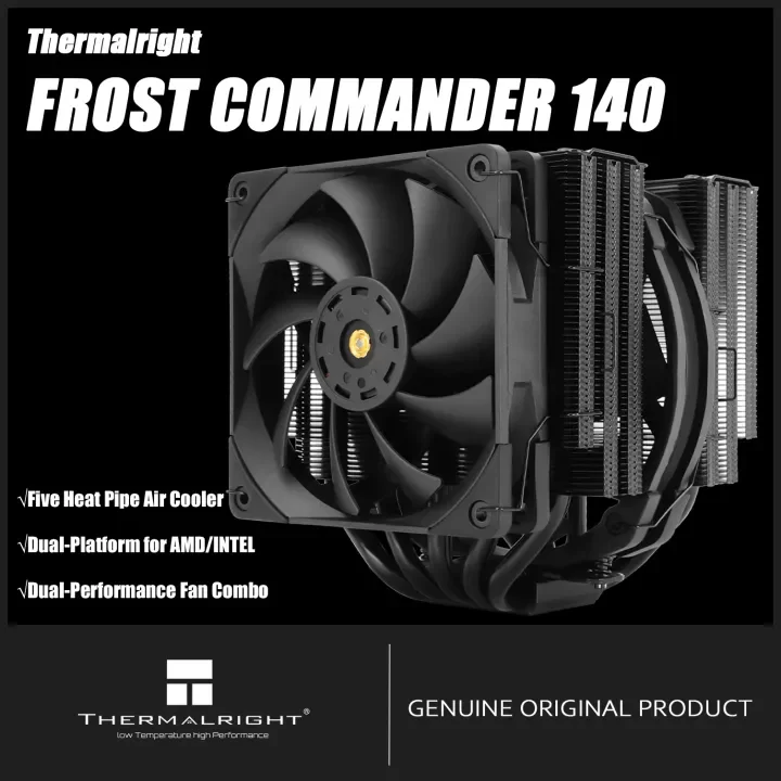 

Thermalright FC140 5X8 мм AGHP Тепловая трубка Dual-Tower Dual-S-FDB Подшипник Вентилятор уровня производительности
