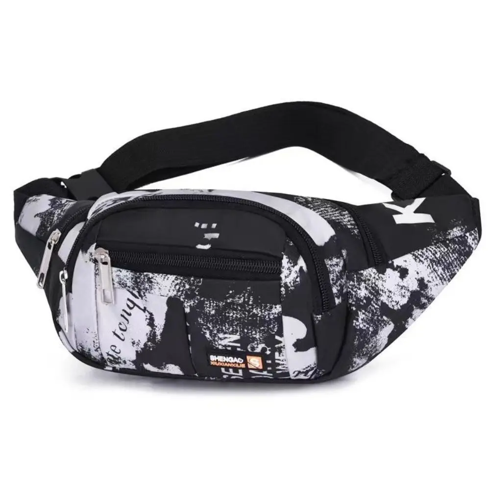 

Новая женская поясная сумка из ткани Оксфорд, черная, синяя, желтая, красная, многофункциональная сумка через плечо, большая вместительная мужская сумка на плечо унисекс