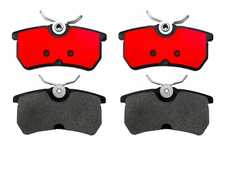 Ceramic pieces of rear brake pads