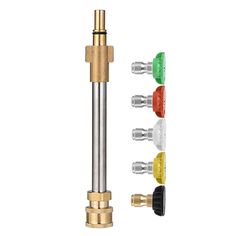 Car wash adapter for high pressure For cleaning machines with spray bar and five nozzles for For cleaning tasks