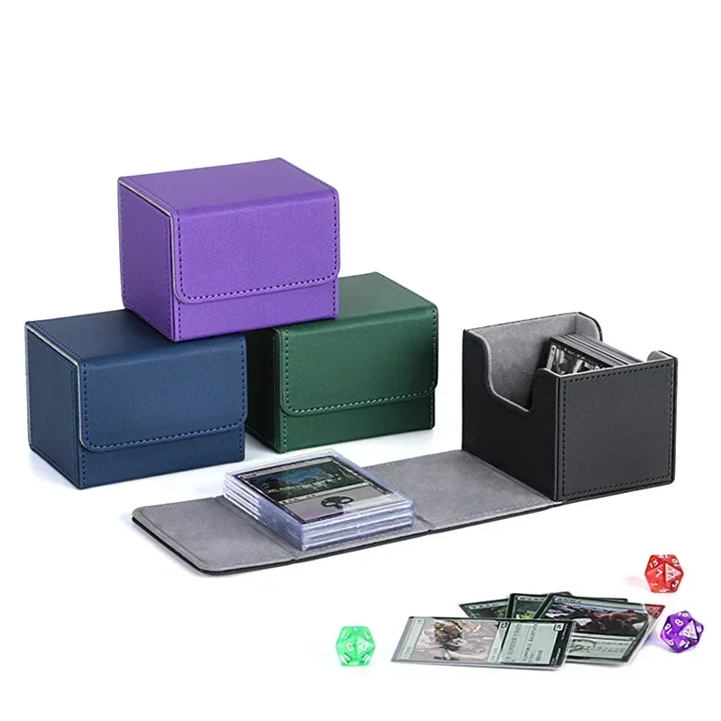 Trading Card Deck Box Storage Hobbies Protective for TCG Durable Baseball Card for 100+ Cards Card Holder Display Cards Case