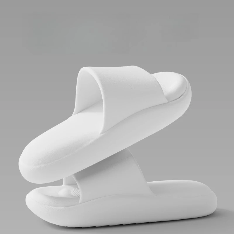 

Thick Soled Men's Slippers with A Sense of Stepping on Poop Summer Minimalist Indoor Home Anti Slip and Non Smelly Feet