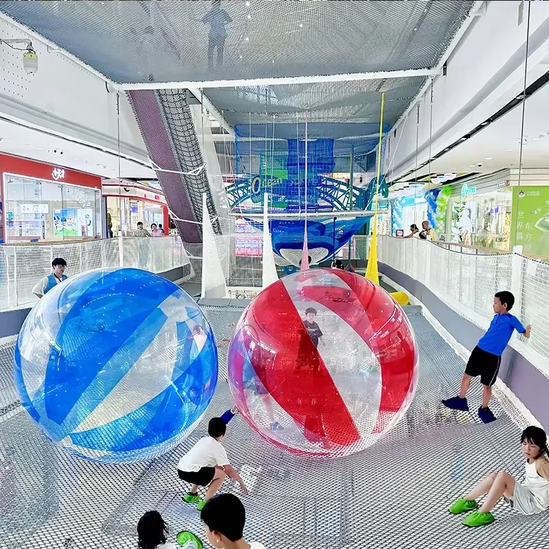 Honeycomb Rope Net Playground Aerial Mesh Climbing Net Structure Indoor Multi Level Adventure Play System for