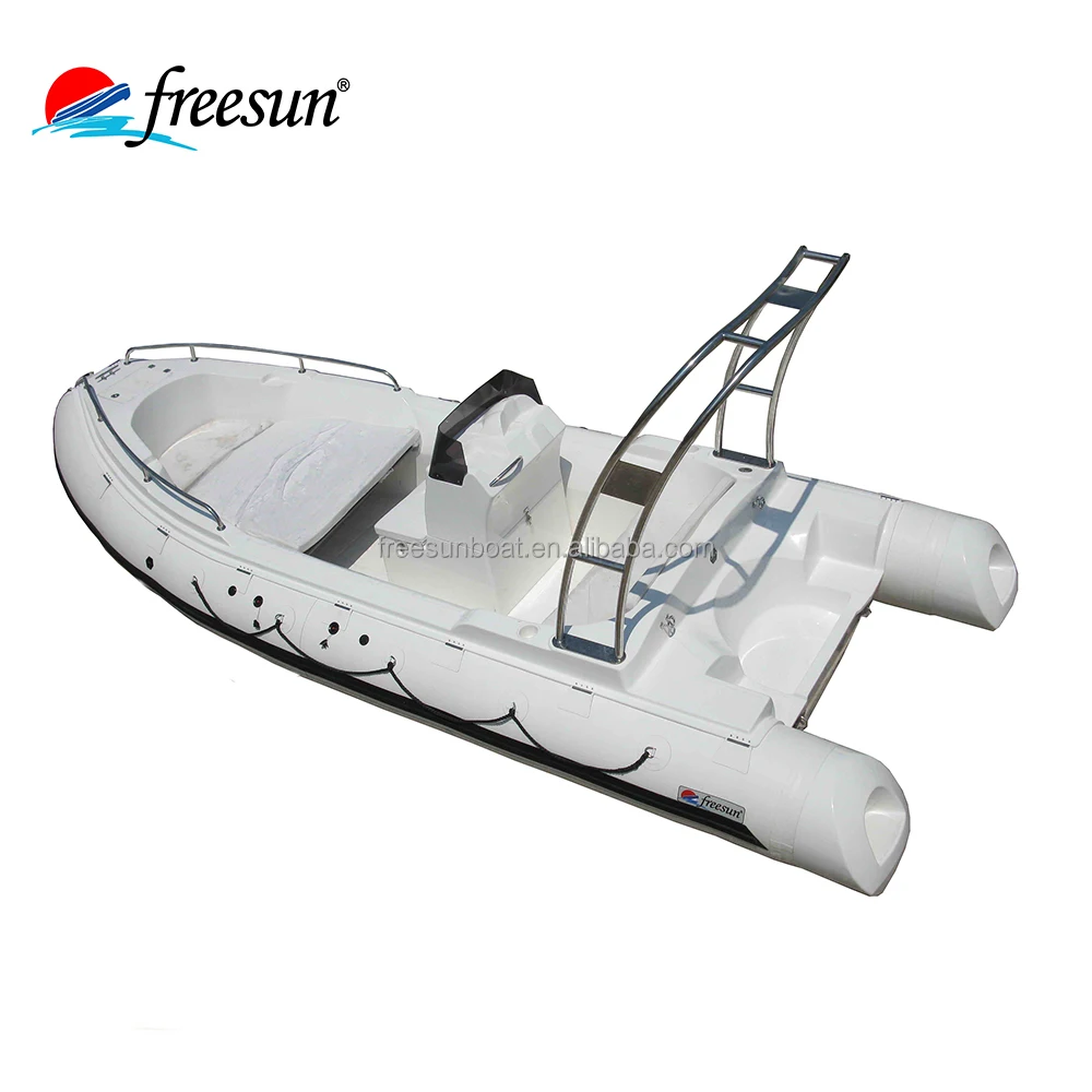 FREESUN رائجة البيع عالية الجودة 480 سنتيمتر نفخ الألياف الزجاجية الضلع قارب قوارب الألومنيوم القابلة للنفخ