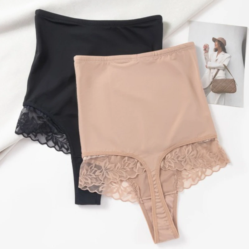 

1PC Seamless High-Waist Shapers Lace Sexy Lingerie Body Shaping Pants Hip Lifting Underwears Breathable Ladies Thongs Underpants