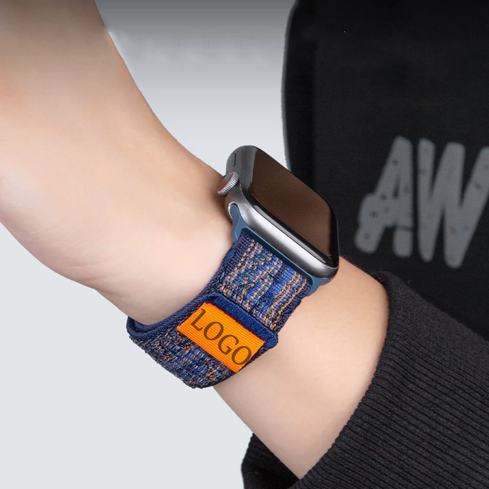 2pcs Sport Loop straps for Apple watch Band 40mm 42mm 45mm 44mm 46mm41mm Nylon bracelet correa iWatch Series 10 9 8 7 Ultra 2 SE