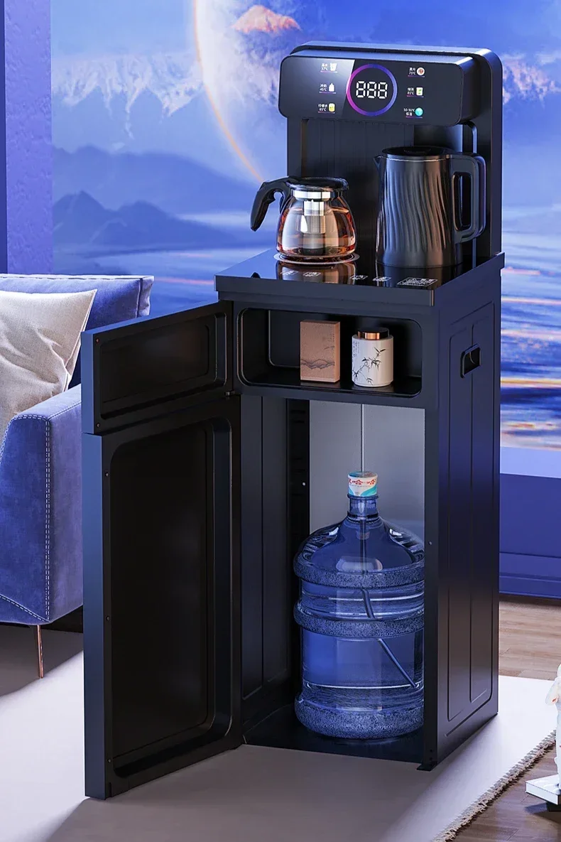 

[новая модель] офисная новая автоматическая интеллектуальная машина для чайного бара, бытовой диспенсер для воды, нижнее ведро, верхний кран с двойным выходом