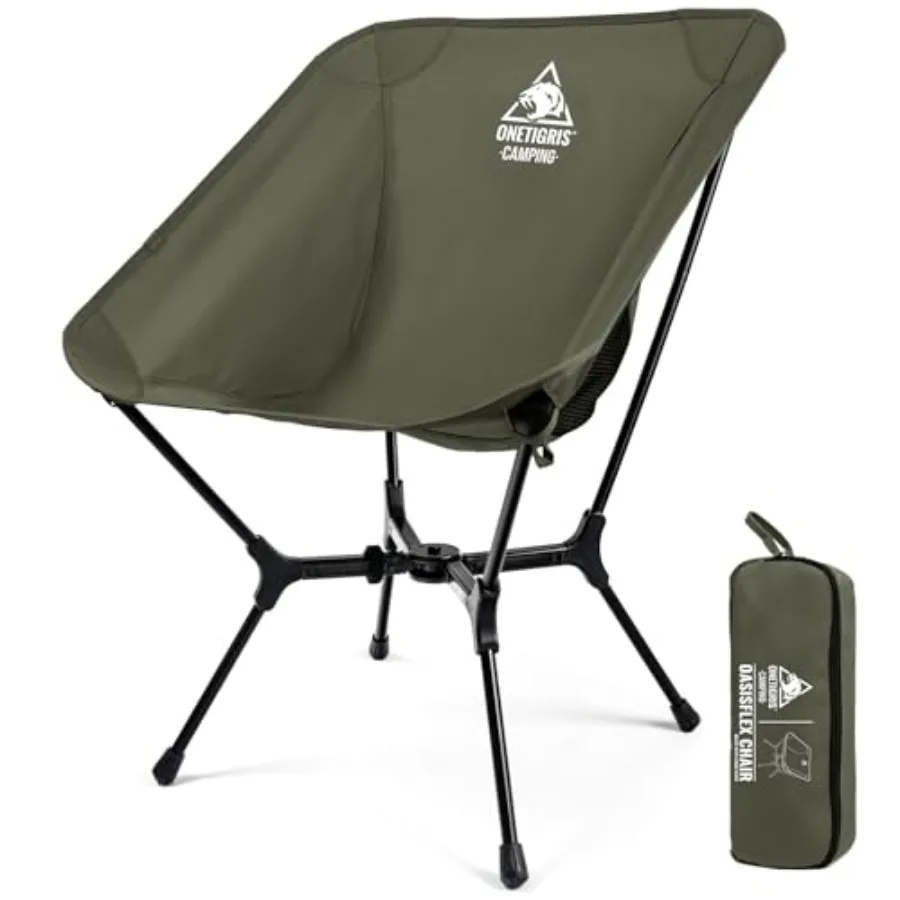 

OasisFlex Camping ChairPortable Chair with Carry Bag Great for Camping Beach Picnic Park Lawn Sports and Outdoor Events