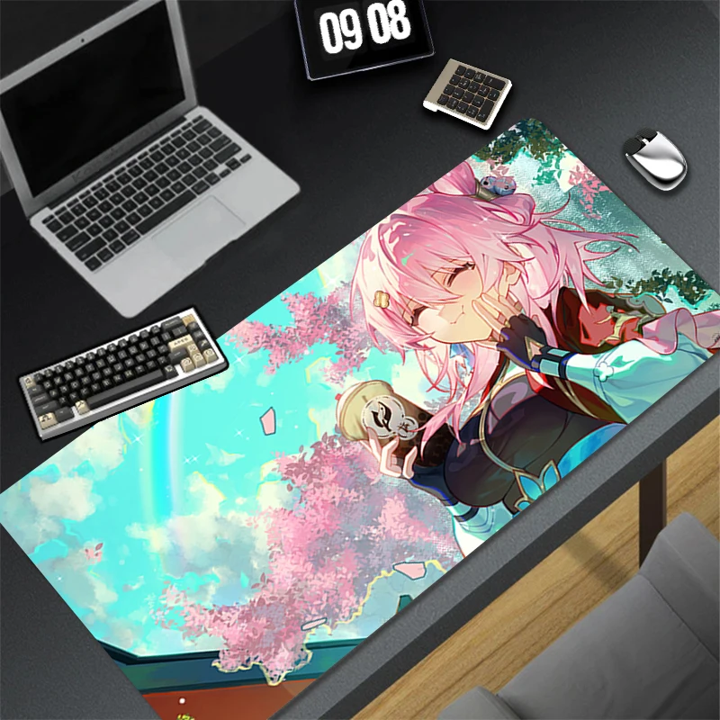 

Коврик для мыши в стиле аниме Gamer Honkai Star Rail 7 марта игровой коврик для мыши настольный коврик игровой коврик компьютерный и офисный шкаф коврик для клавиатуры
