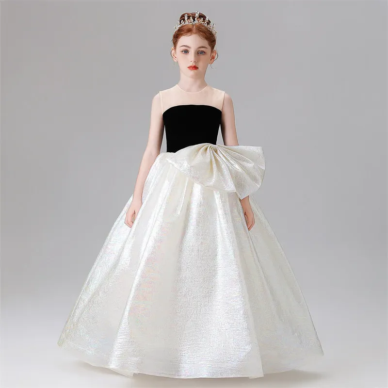 

Новинка 2026: Детское нарядное платье класса люкс от нишевого дизайнера, платье принцессы для выступления на скрипке, наряд для выступления на фортепиано