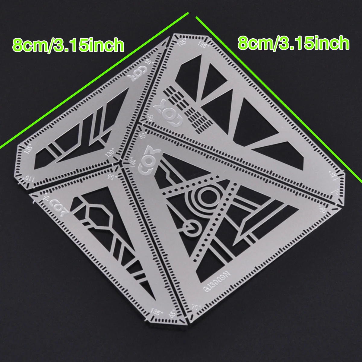 Scale model kit making tools scribing template carving Engraving tools Angle triangle For part detailed remodeling customization