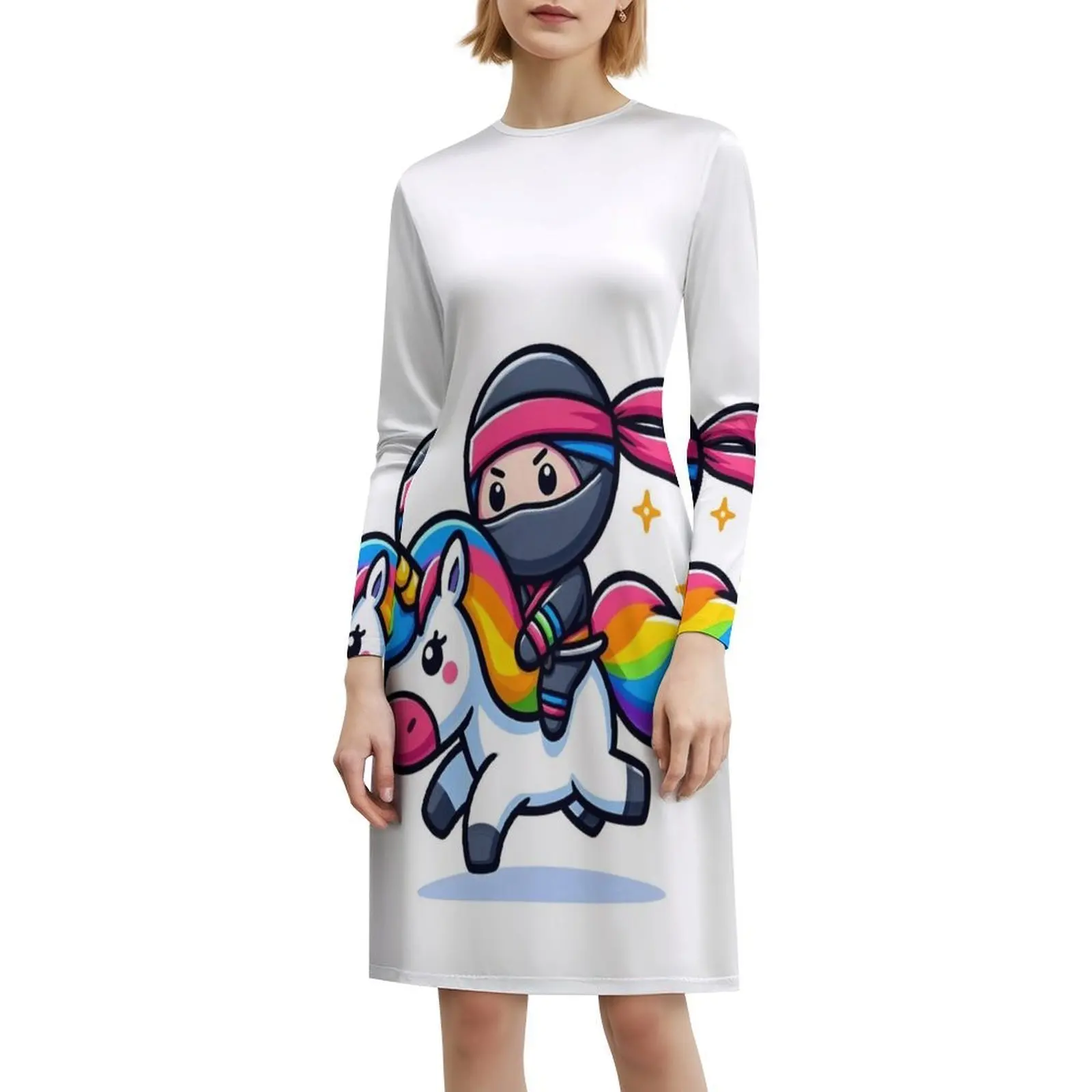 Kawaii مع وشاح قوس قزح البوهيمي بلا أكمام فستان متعدد المطبوعات عطلة الشاطئ فستان الحفلات Kawaii أفضل عيد الحب لصديقتك #6