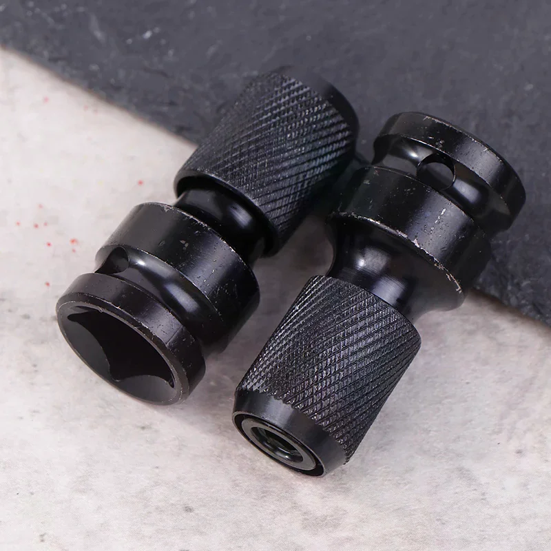 1/2 Polegada unidade quadrada para 1/4 Polegada adaptador de soquete sextavado de liberação rápida com bits de chave de fenda suportes de chave de fenda de impacto