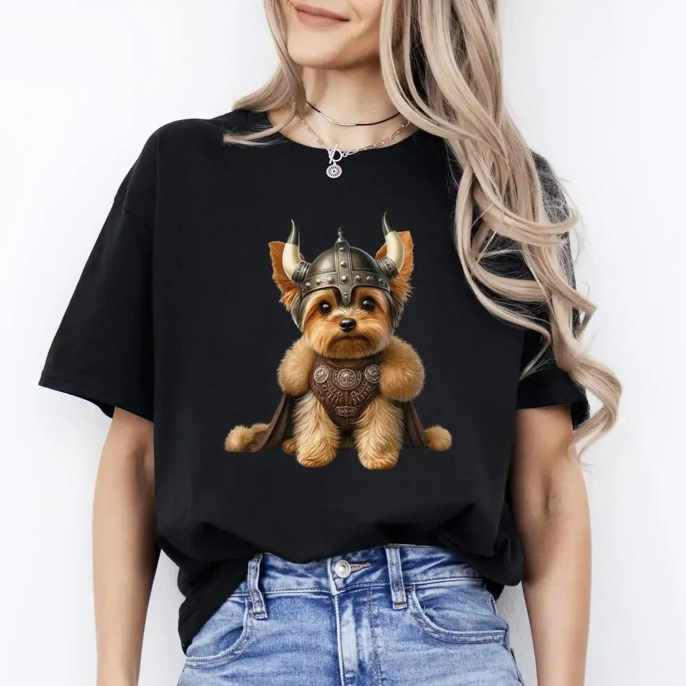 Yorkshire Terrier T-Shirt gift Yorkshire Terrier mama Unisex tee Black Na tops Unisex Summer Short Sleeve