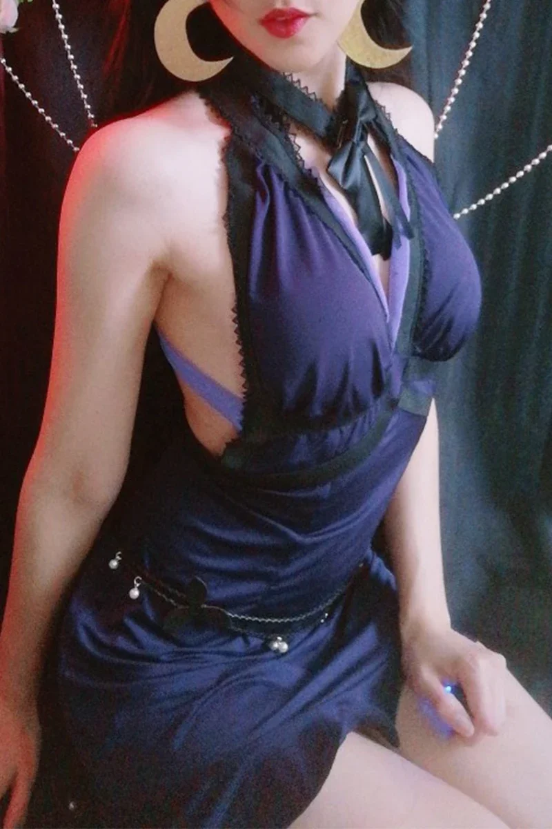 Disfraz de Cosplay de Tifa Lockhart del Juego Final Fantasy VII 2026, Vestido Morado Sexy para Mujer, Fiesta de Halloween