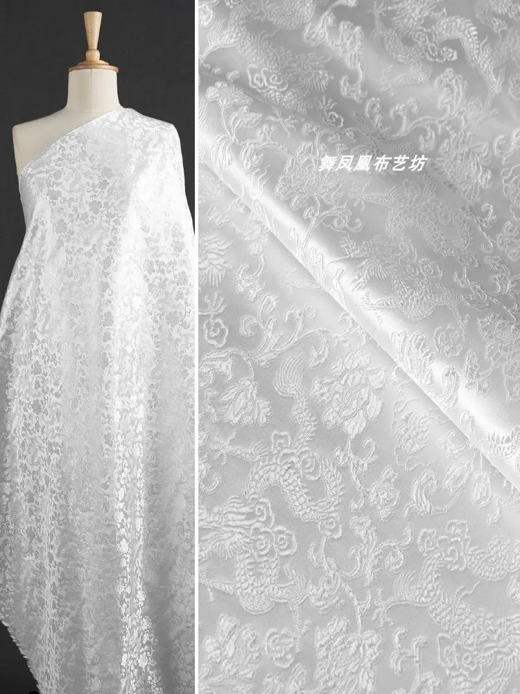 

Jacquard Fabric for Chinese Hanfu Jacket Weaving Brocade Apparel Sewing Fabric Wholesale Cloth for By The Meter Diy Material