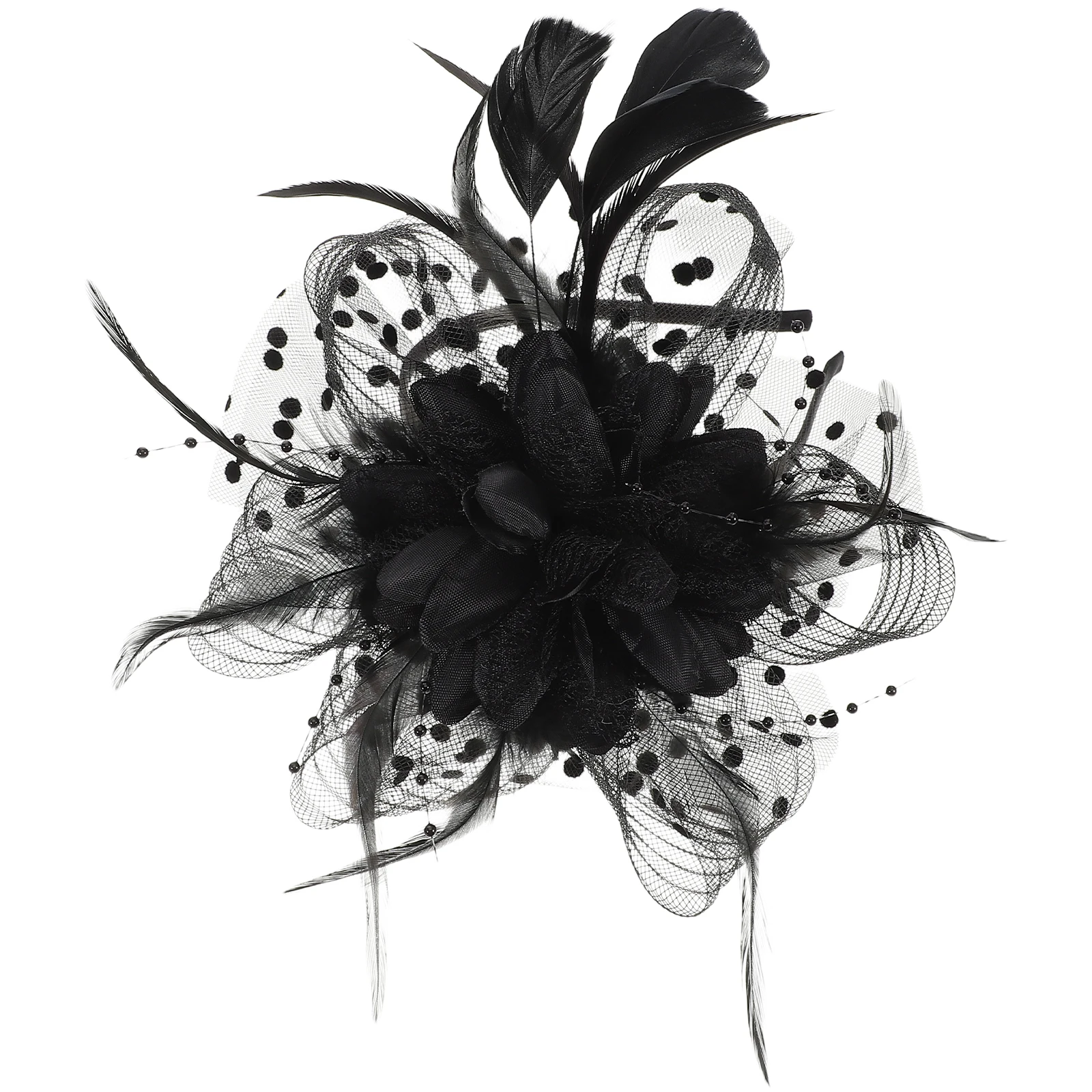 Aksesoris Rambut Pengantin Retro Bunga untuk Pesta, Topi, Jepit Rambut untuk Acara Tea Party