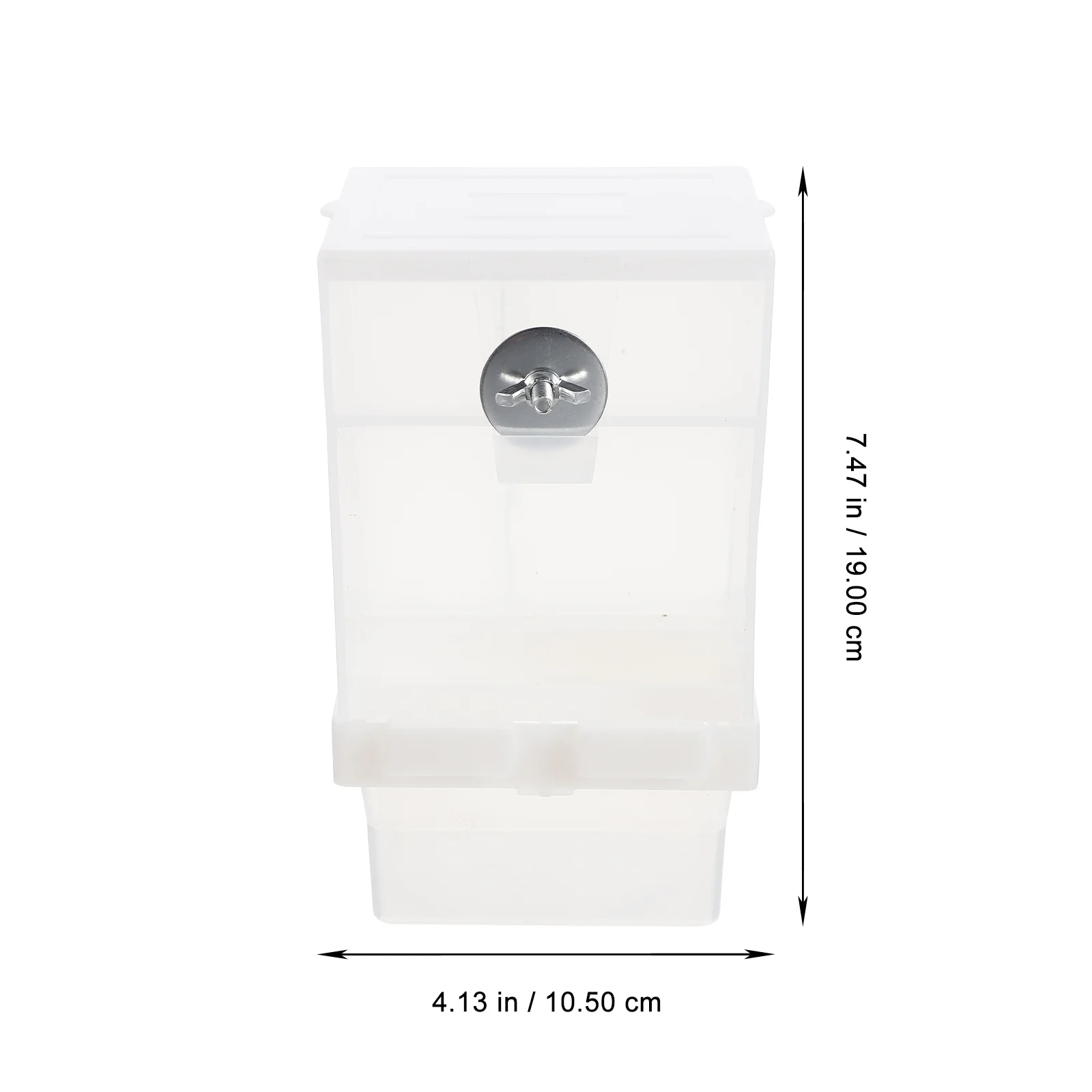 

Parrot Feeding Box High-End Acrylic Spill-Proof Bird Feeder Budgerigar Food Container Birdcage Accessory Bird Feeder