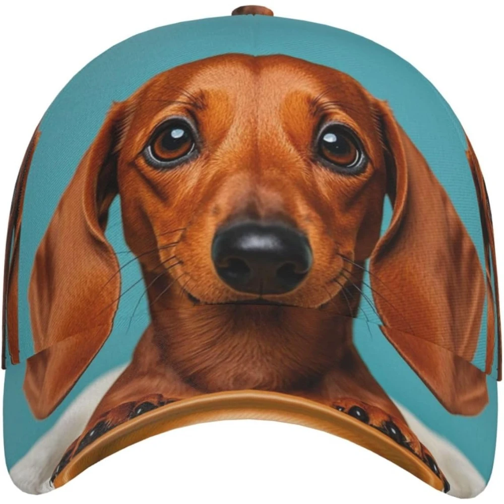 

Dachshund Dog Womens Baseball Cap Classic Adjustable Summer Sun Hat Sports Stylish Trucker Hat Golf Cap Dad Hats
