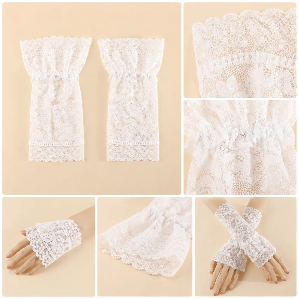 Mangas Falsas de Encaje con Vo - Fingerless Glove Knit reseña y precio