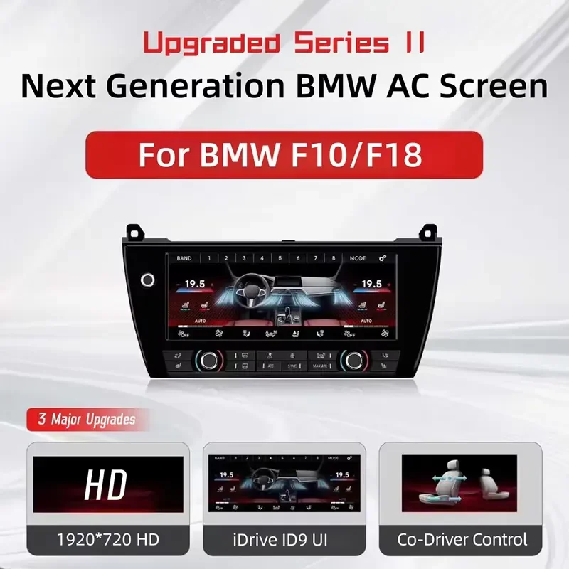 Climate Control Panel Air Conditioning USB Connected AC Touch Screen for 5 Series F10 2011-2017 1 Year Warranty