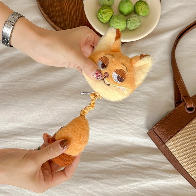 かわいいポットデミエル ズートピア ニック ぬいぐるみ ジュディ アニメ 漫画 キュート ビューティー ぬいぐるみ人形 キーホルダー バックパック ペンダント 女の子 カップル ギフト