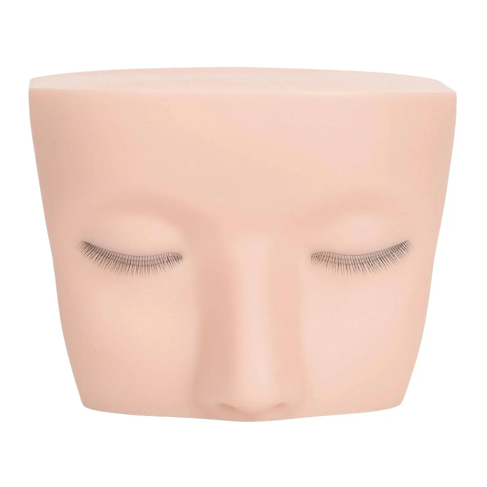 Realistic Lash Mannequin Head with 3 Layers - Perfect for Beginners,  Skin Eyelash Practice