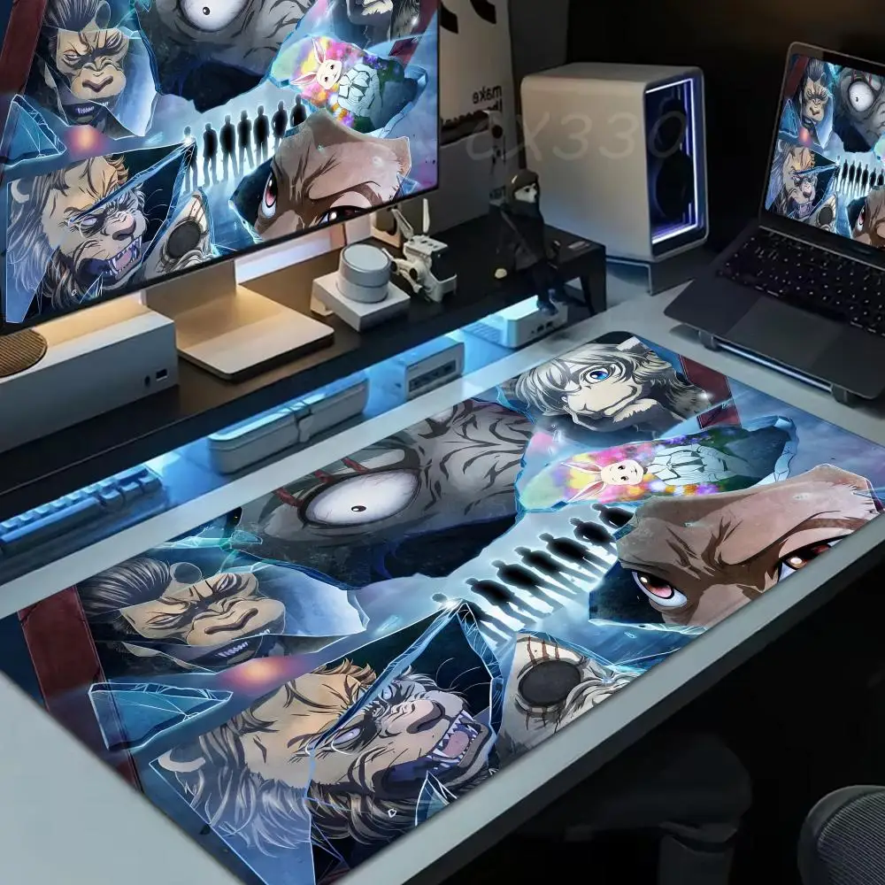 

Anime beastars Mouse Pad Large Computer Mousepad Office Accessories XXL Pc Gamer Non-slip Deskmat Keyboard Rubber Game