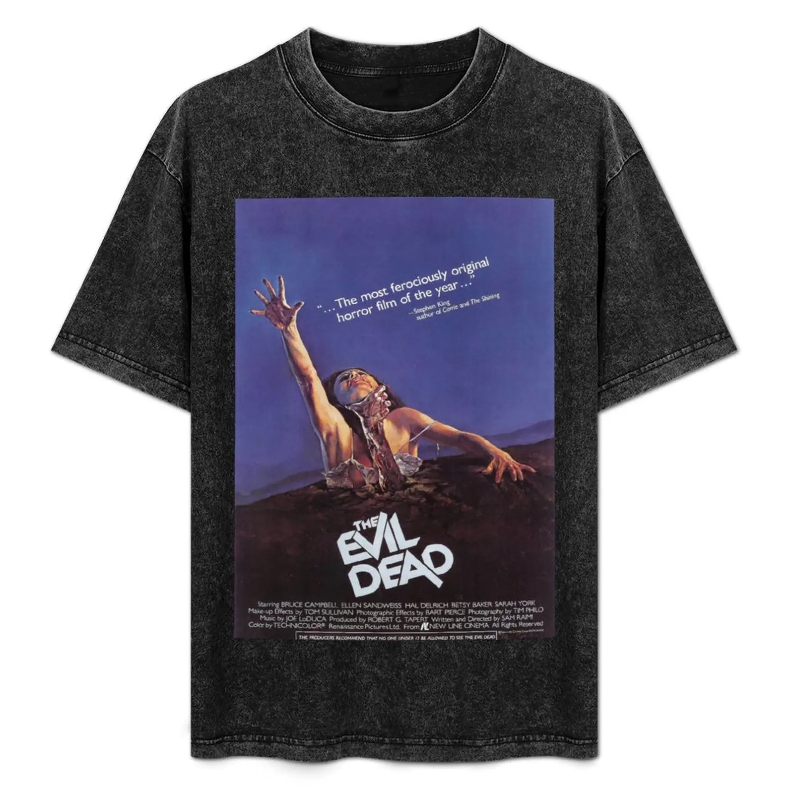 

THE EVIL DEAD (1981) poster T-Shirt shirts graphic tees plus size clothes men graphic t shirts