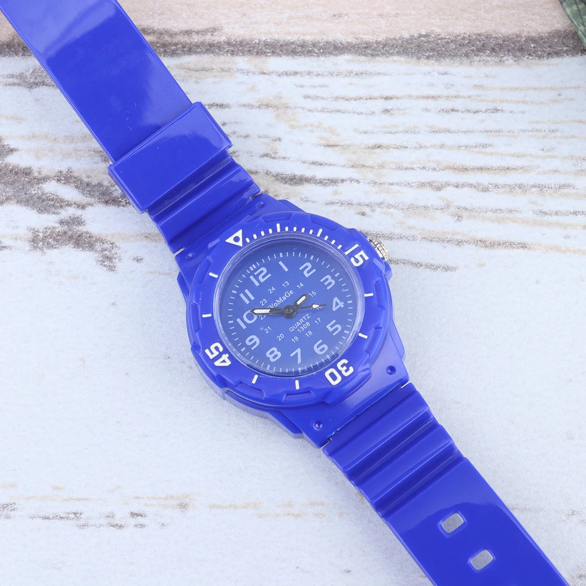 Blue Silicone Quartz Watch Fashion Kids Sports Watches Boys Girls Children Time Reading Children Quartz Watch Sports Watches Boy