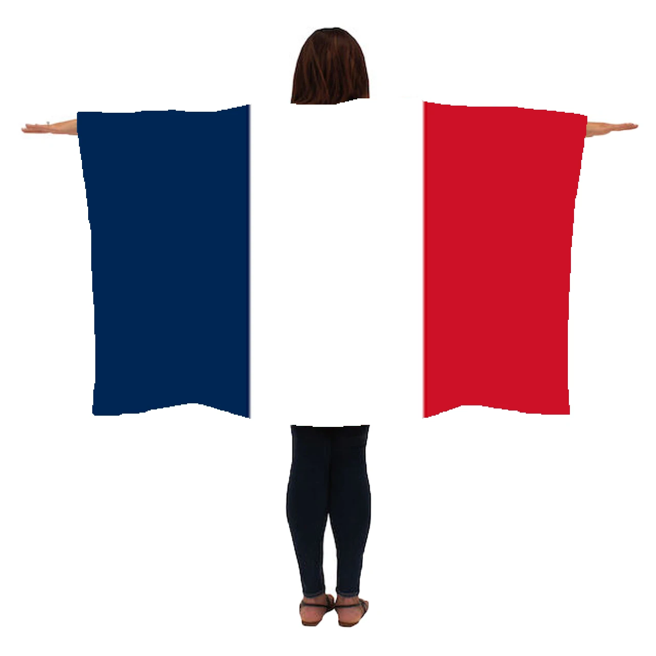 Flagicts Four-way elastic fabric French France boay cape Flags