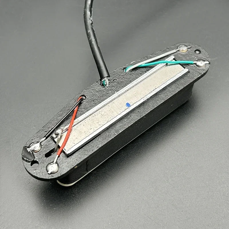 Alnico II Twin Rail Mini Humbucker ST Pickup a bobina singola Dimensioni 9K 4 condotti Bobina di uscita Divisione Pickup Alnico 2