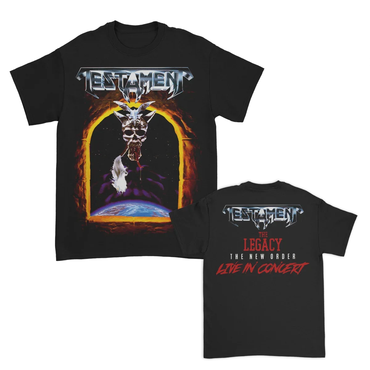 

Хлопковая футболка Testament Klash of The Titans унисекс, мужская и женская летняя футболка с короткими рукавами 2025, модный топ, повседневная винтажная повседневная футболка в стиле ретро