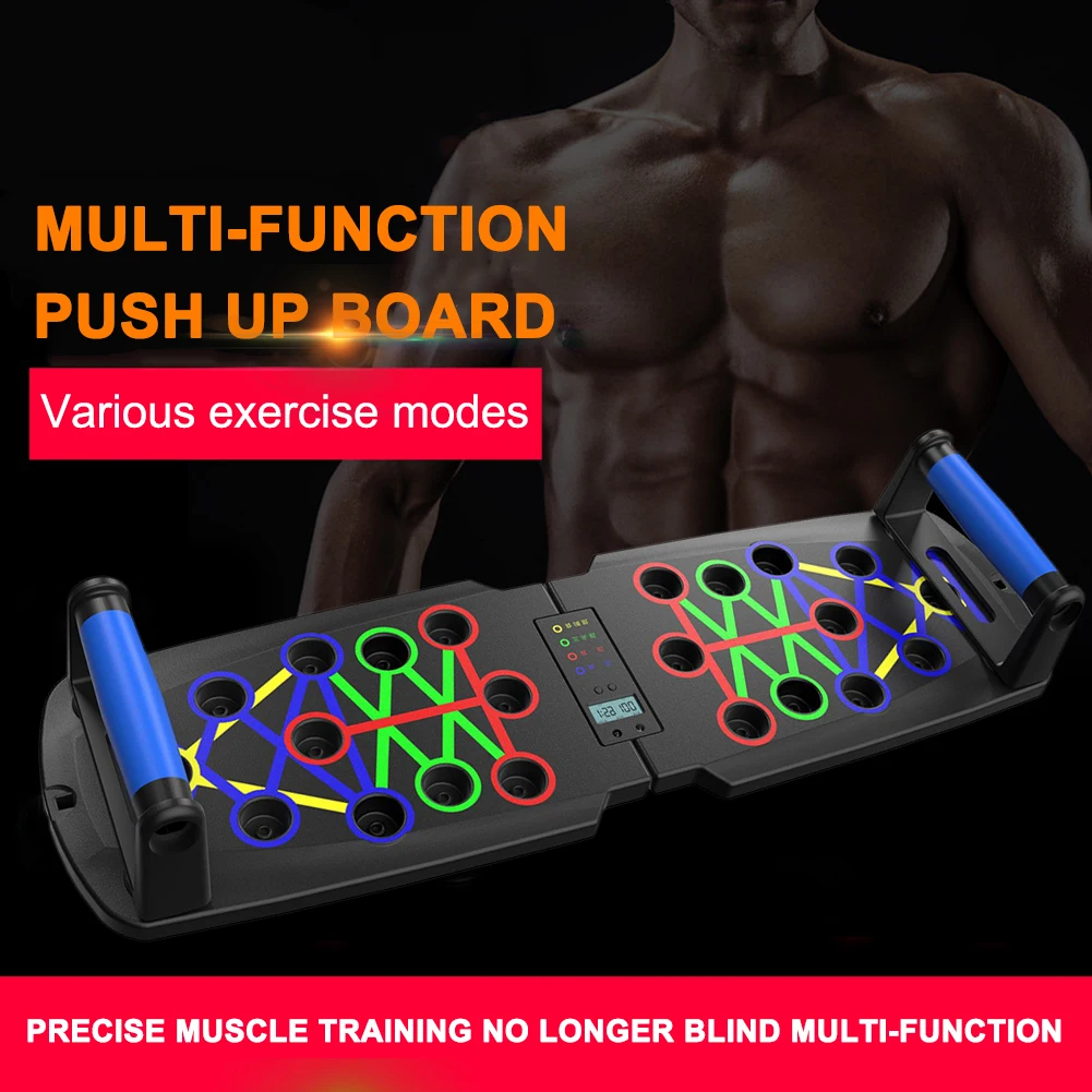 Portable Multifunctional Push-up Board Foldable Push Ups Flexion Table Fitness Training Device Push-up Machine Gym Equipment