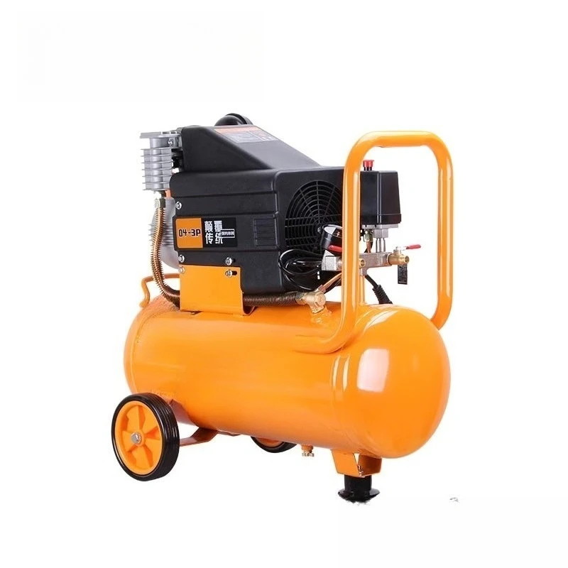Direct-connected air compressor, small high-pressure air compressor, low-noise woodworking air pump