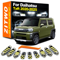 ZITWO 8Pcs Vehicle LED Interior Light Kit For Daihatsu Taft 2020 2021 2022 2023 2024 2025 License Plate Lamp Car Accessories